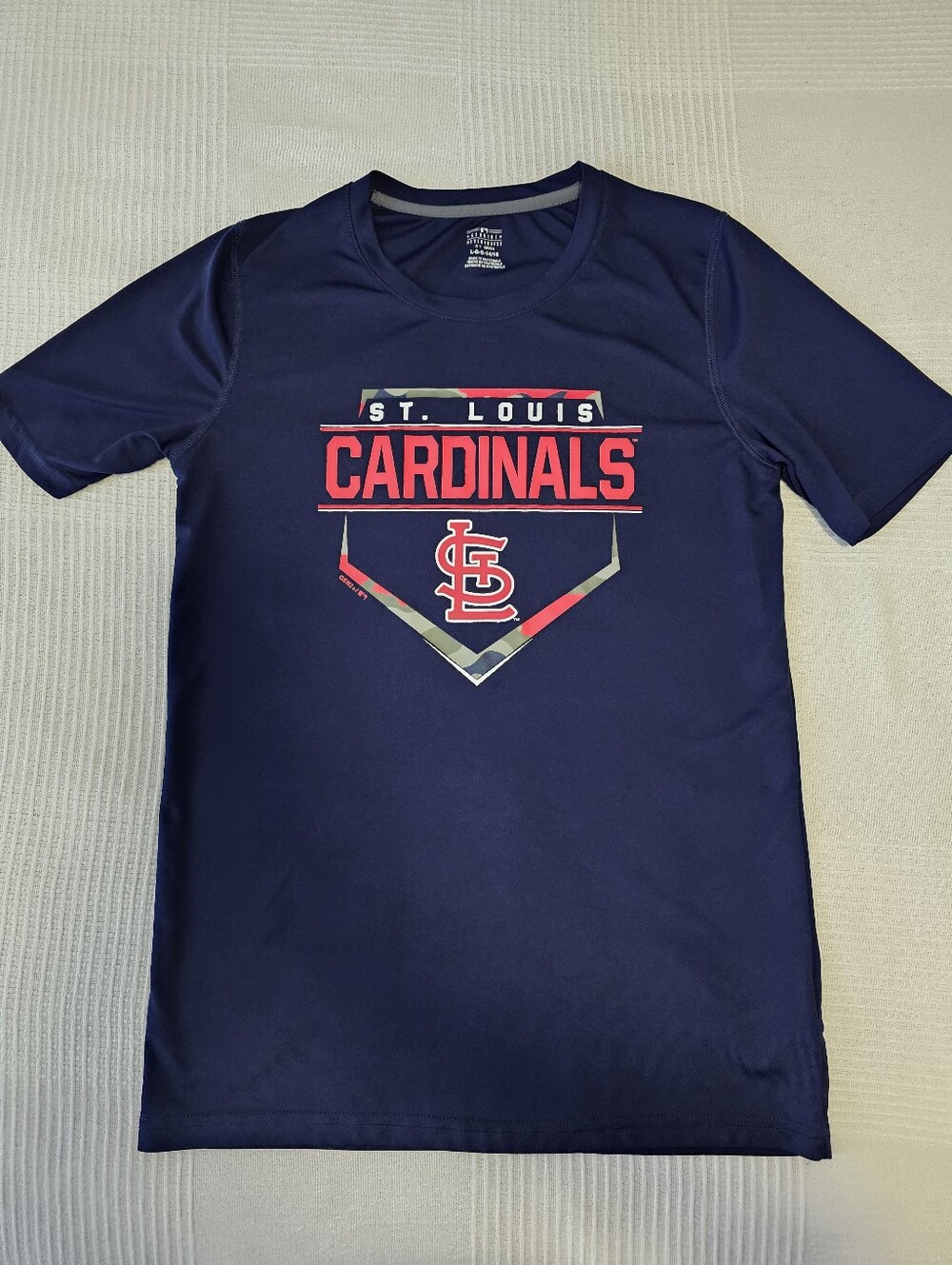St Louis Cardinals MLB Genuine Merchandise Shirt Gen2 Navy Blue Boys Youth Large